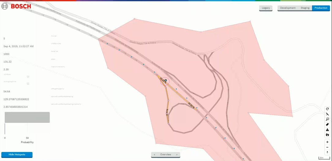 Bosch bounding box screenshot